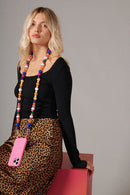 Chaine Longue Luana Multicolore 120 Cm