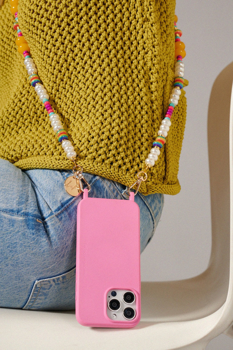 Chaine Longue Jody Multicolore 120 Cm