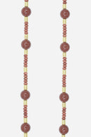 Chaine Longue Kate Marron 120 Cm