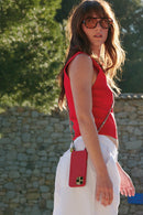 Chaine Longue Cali Violet 120 Cm