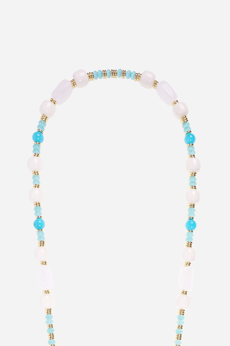 Chaine Longue Danae Blanc 120 Cm