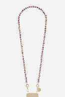 Chaine Longue Dora Marron 120 Cm