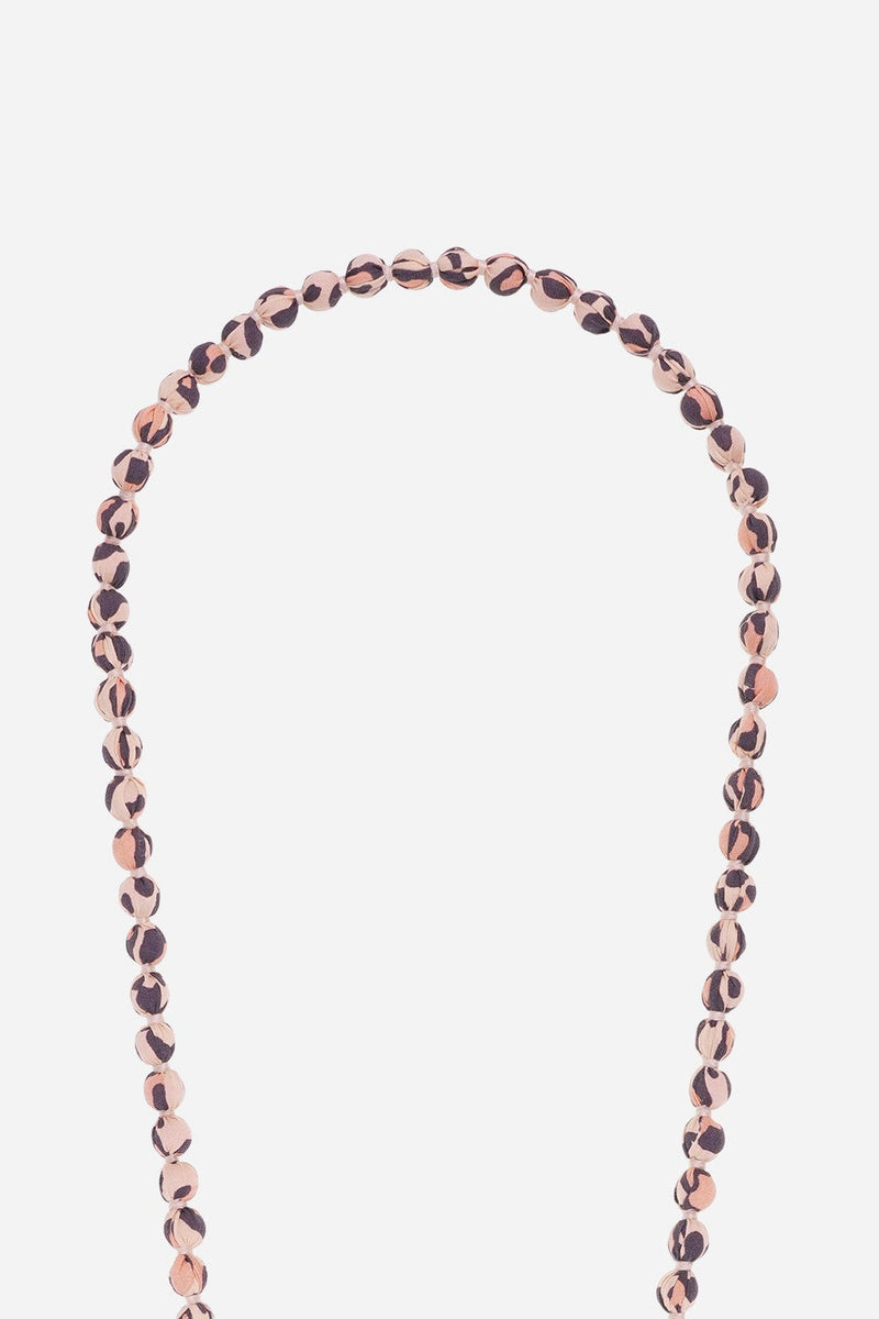 Chaine Longue Dora Marron 120 Cm