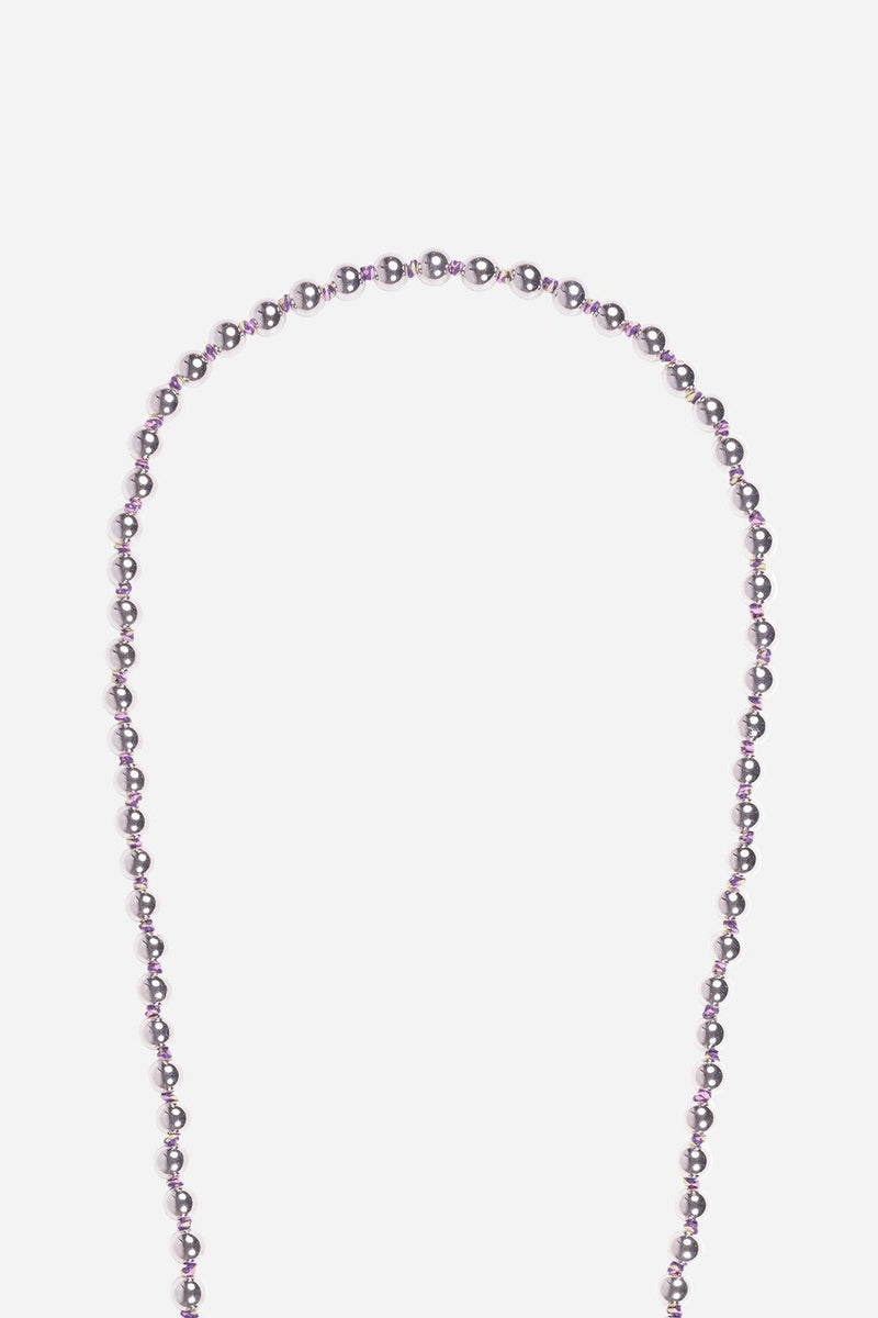 Chaine Longue Leona Argent 120 Cm