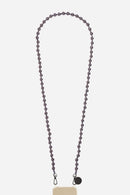 Chaine Longue Leona Noir 120 Cm