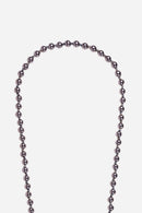 Chaine Longue Leona Noir 120 Cm