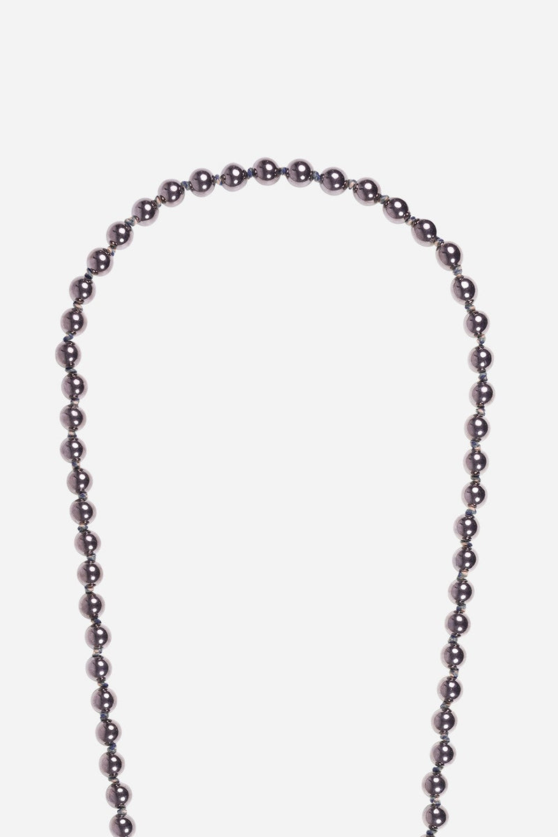 Chaine Longue Leona Noir 120 Cm