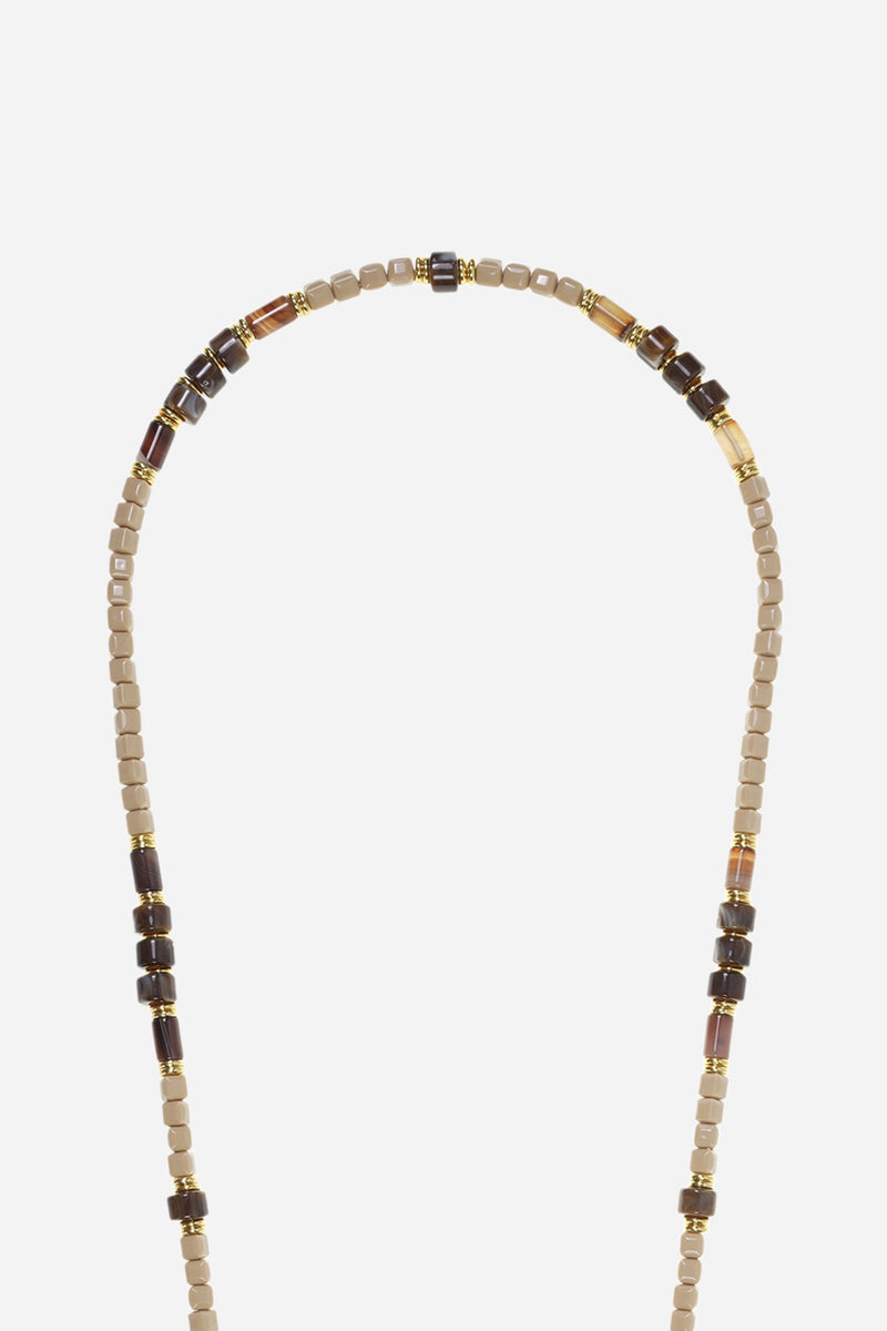 Chaine Longue Clara Beige 120 Cm