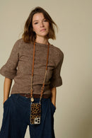 Chaine Longue Brooke Camel 120 Cm