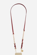 Chaine Longue Brooke Bordeaux 120 Cm