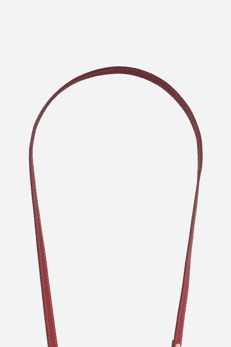 Chaine Longue Brooke Bordeaux 120 Cm