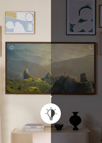 Tv Art Matte - Televisor Smart Tv Qled 4K Con Pantalla Antirreflejos Y Galería De Arte - Madera Oscura