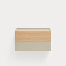 Otto - Table De Chevet Murale - Sable & Chêne