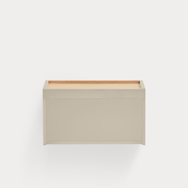 Otto - Table De Chevet Murale - Sable & Chêne