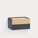 Otto - Table De Chevet Murale - Gris Anthracite