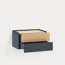 Otto - Table De Chevet Murale - Gris Anthracite