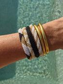 Brazalete budista - oro claro