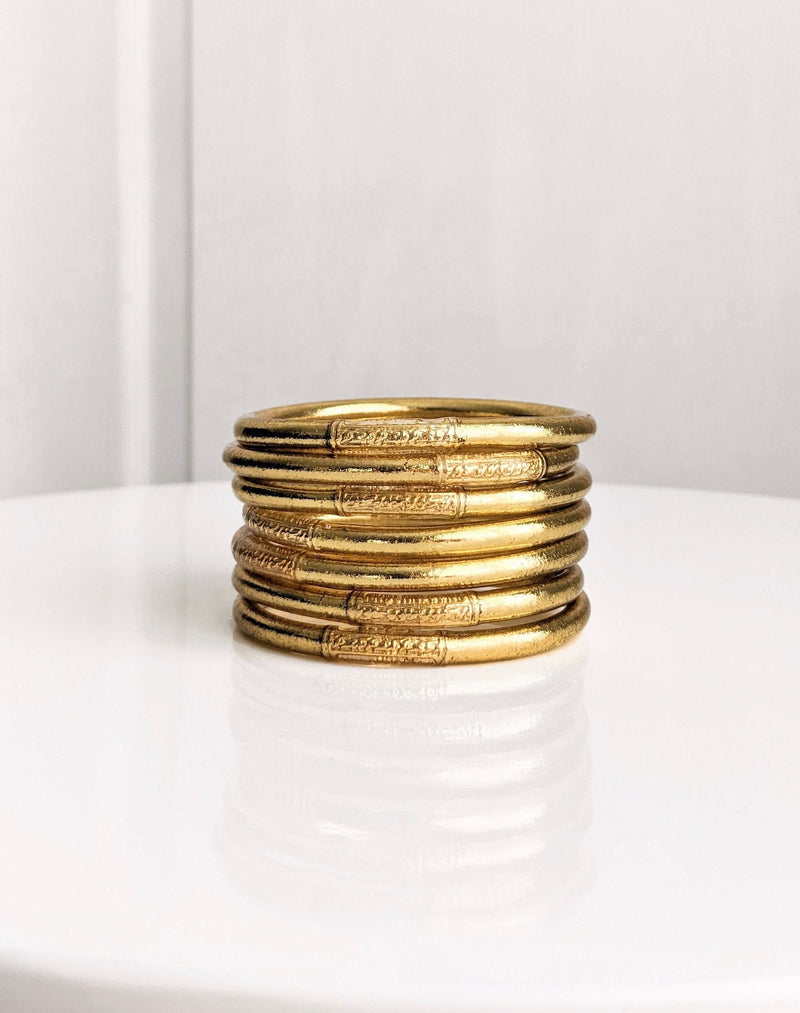 Brazalete budista - oro claro