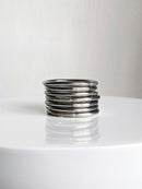 Brazalete budista - mantra dorado plateado