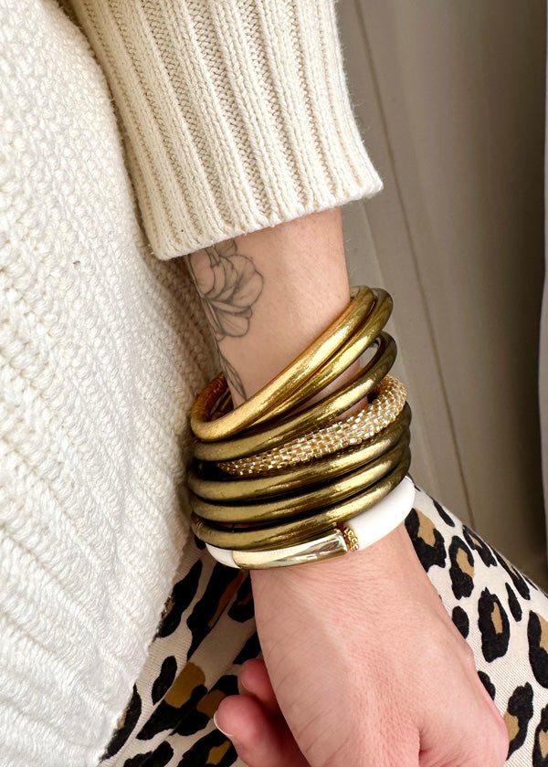 Jonc bouddhiste - bronze