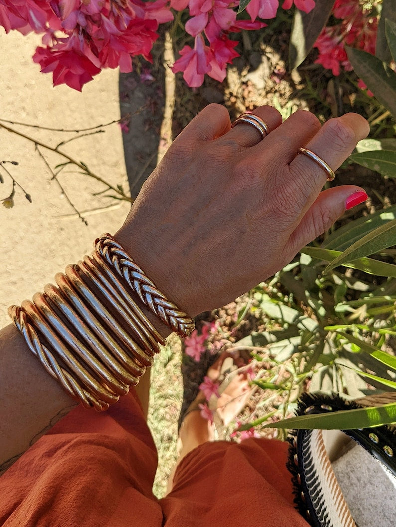 Brazalete budista - champán