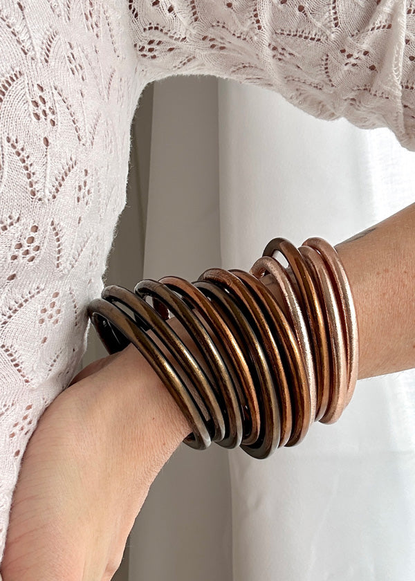 Brazalete budista - café