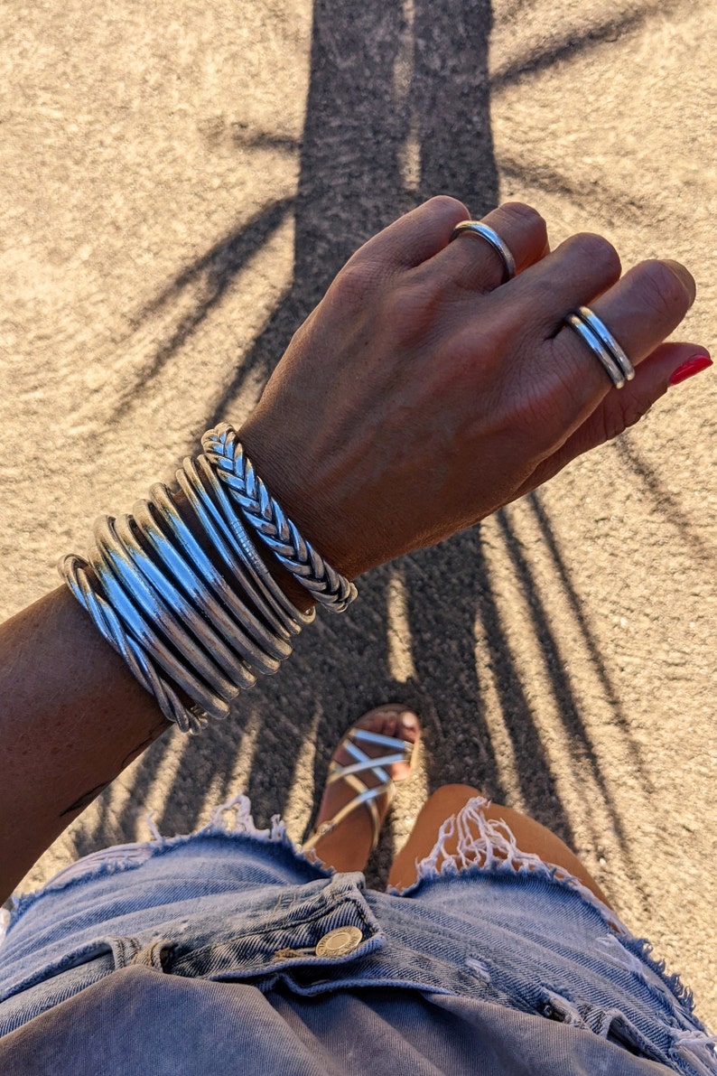 Brazalete budista - plata