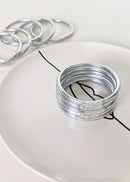 Brazalete budista - plata