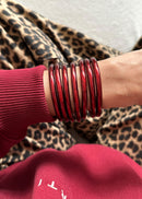 Brazalete budista - rojo cabaret