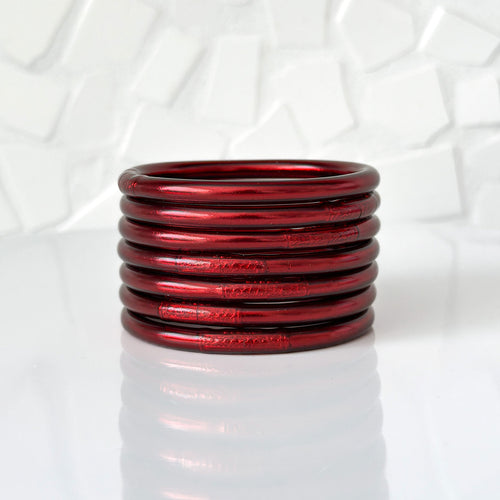 Brazalete budista - rojo cabaret