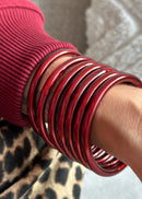 Brazalete budista - rojo cabaret