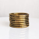 Brazalete budista trenzado - plata