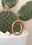 Brazalete budista plano 12mm - champagne