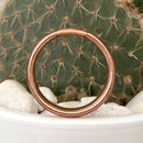 Brazalete budista plano 12mm - champagne