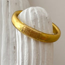 Brazalete budista plano 12mm - champagne