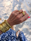 Buddhist ring - light gold