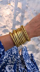 Brazalete budista trenzado - azul celeste