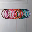 Brazalete budista trenzado - azul celeste