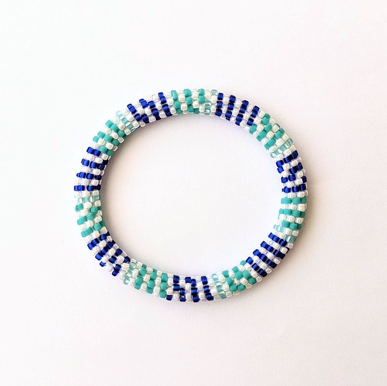 Nepalese bracelet #21 (midnight blue)