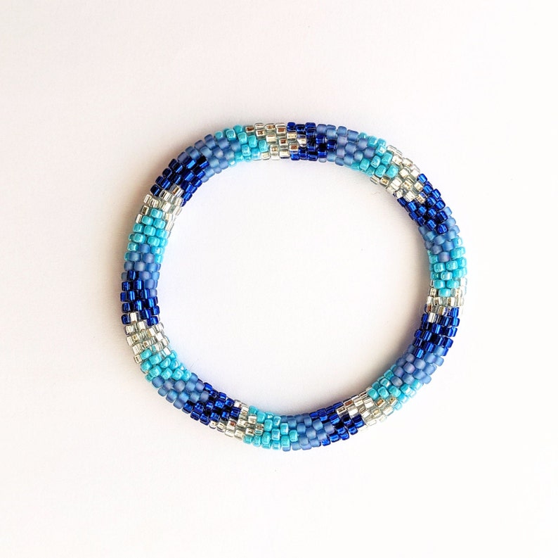 Nepalese bracelet #21 (midnight blue)