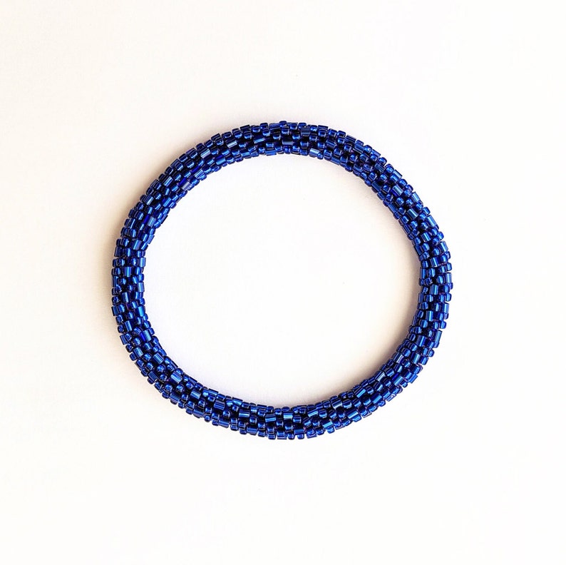 Nepalese bracelet #21 (midnight blue)