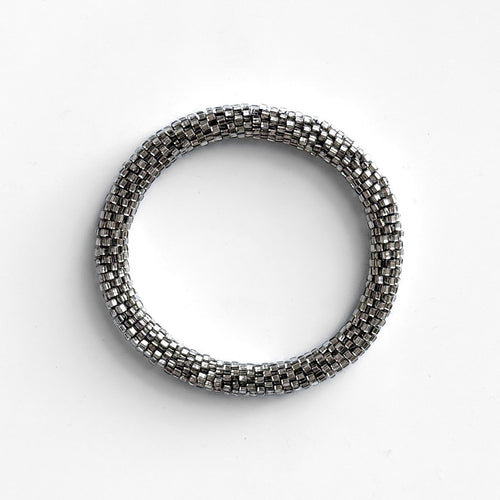 Pulsera nepalí #64 (plata)