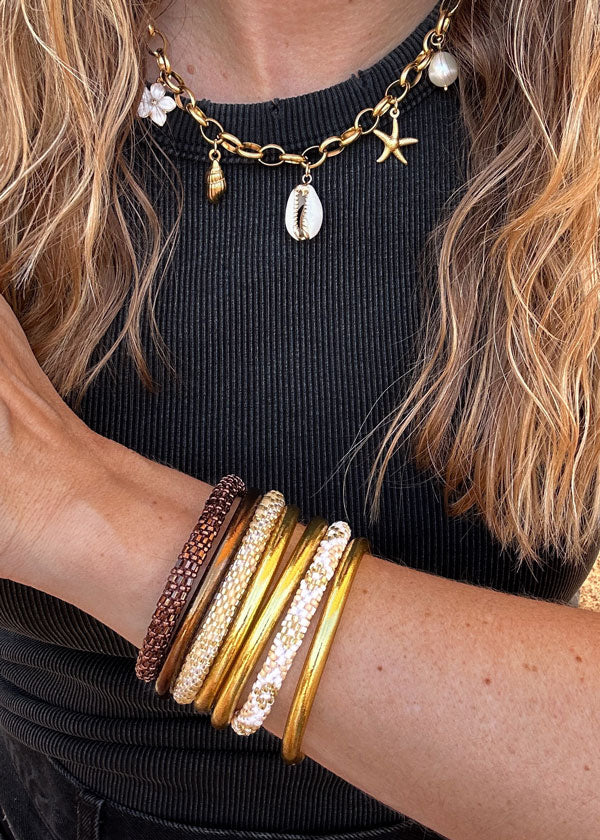 Nepalese bracelet #41 (icy brown)