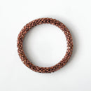 Nepalese bracelet #41 (icy brown)