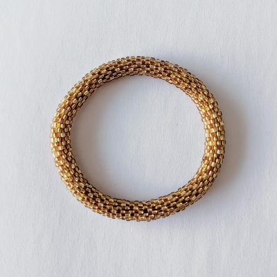 Nepalese bracelet #41 (icy brown)