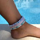 Nepalese bracelet #41 (icy brown)