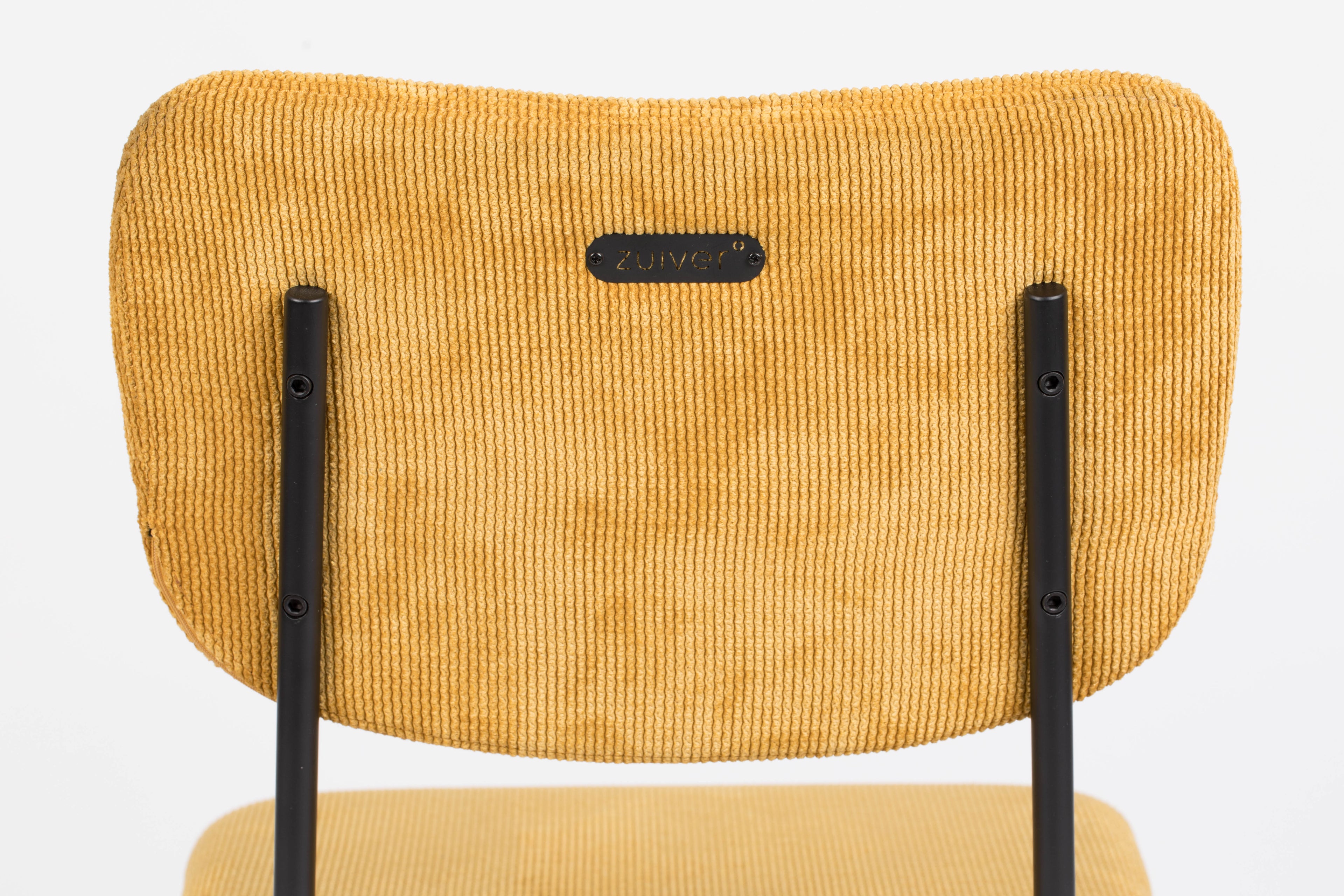 Benson 64.5 Cm - Bar & Counter Stool - Fabric - Ochre/Yellow