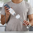 Mixeur Plongeant avec 5 accessoires - Triblade - 850W - Blanc/Gris