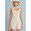 Short - Olga - Off White Multi