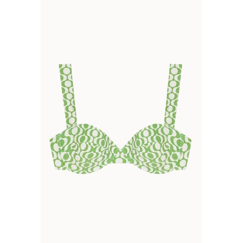 Top de bikini Lea - Verde